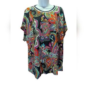 Johnny Was Size 2X Vibrant Shirt